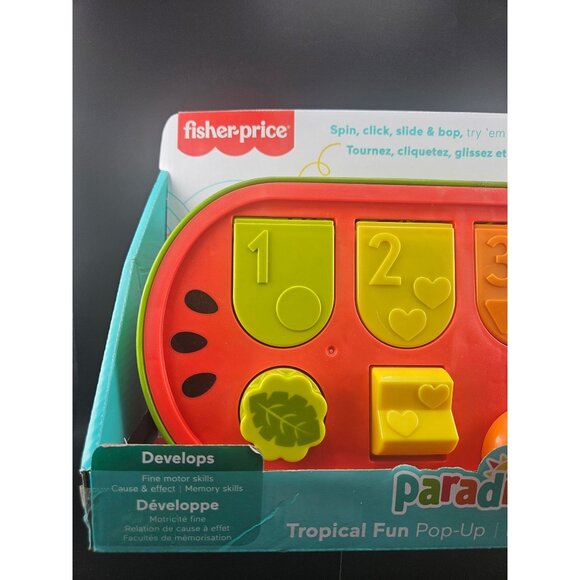 Fisher-Price Paradise Pals Tropical Fun Pop-Up Toy 9+ Months - Picture 2 of 6